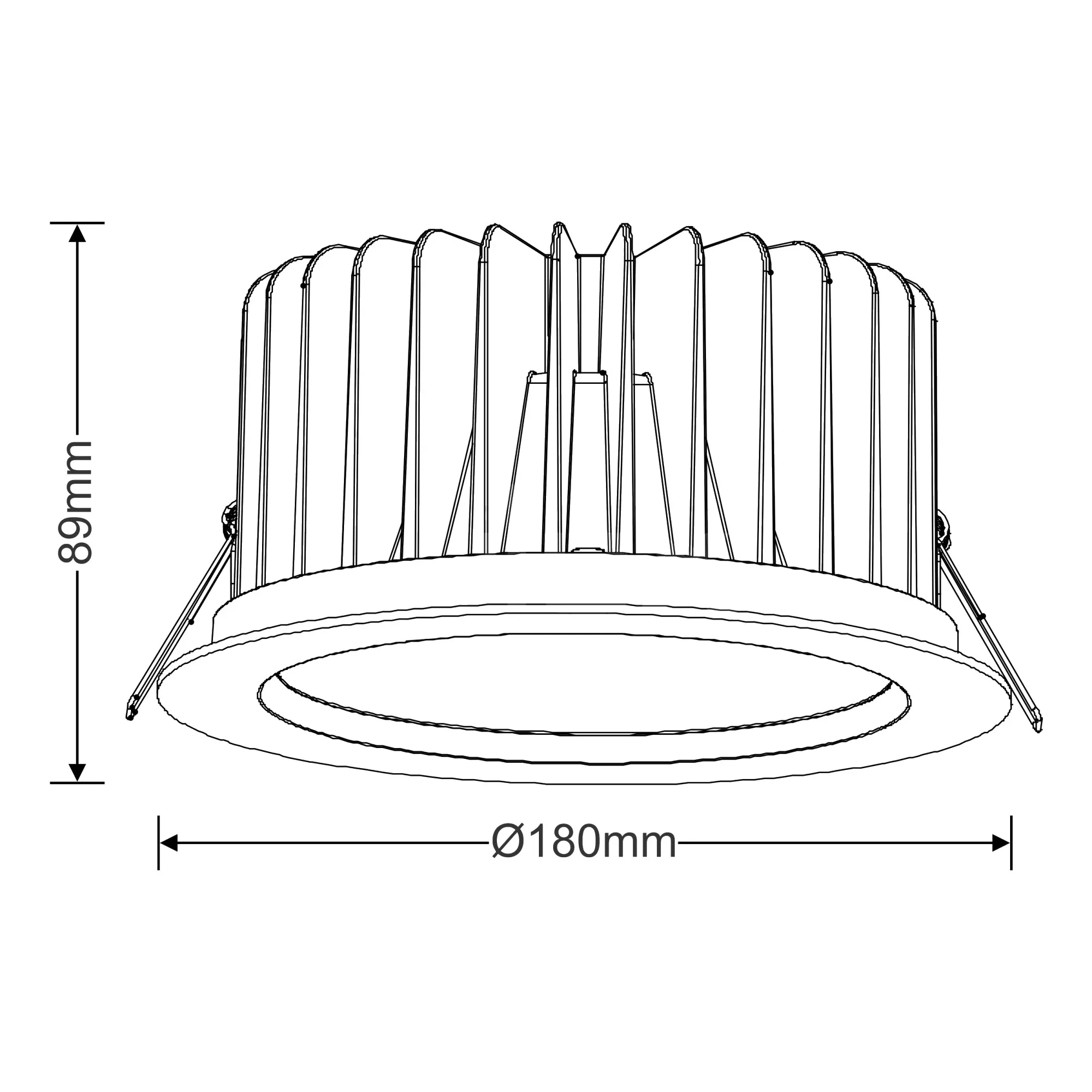 Brio 25 Recessed Ceiling Luminaires Dlux Round Recess Ceiling